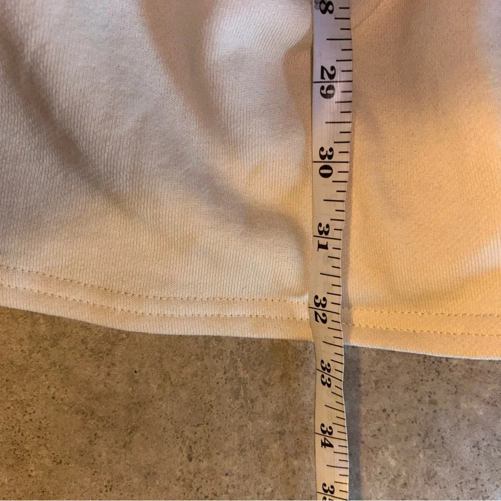 The Native One dress - cream 100% cotton tiered mini dress w/pockets - Picture 9 of 9